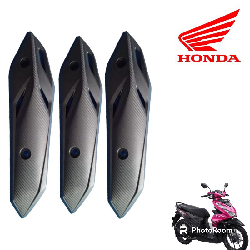 cover tameng Tutup Knalpot Pelindung Knalpot Beat esp New Led 2020 Ori