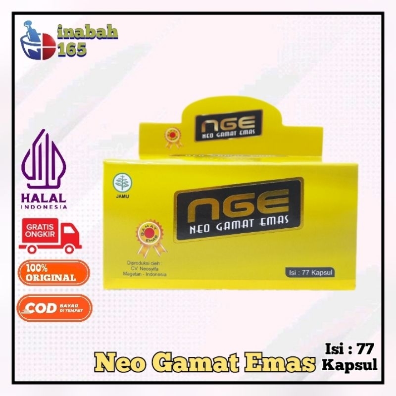 Kapsul gamat NGE Neo Gamat Emas 77 kapsul