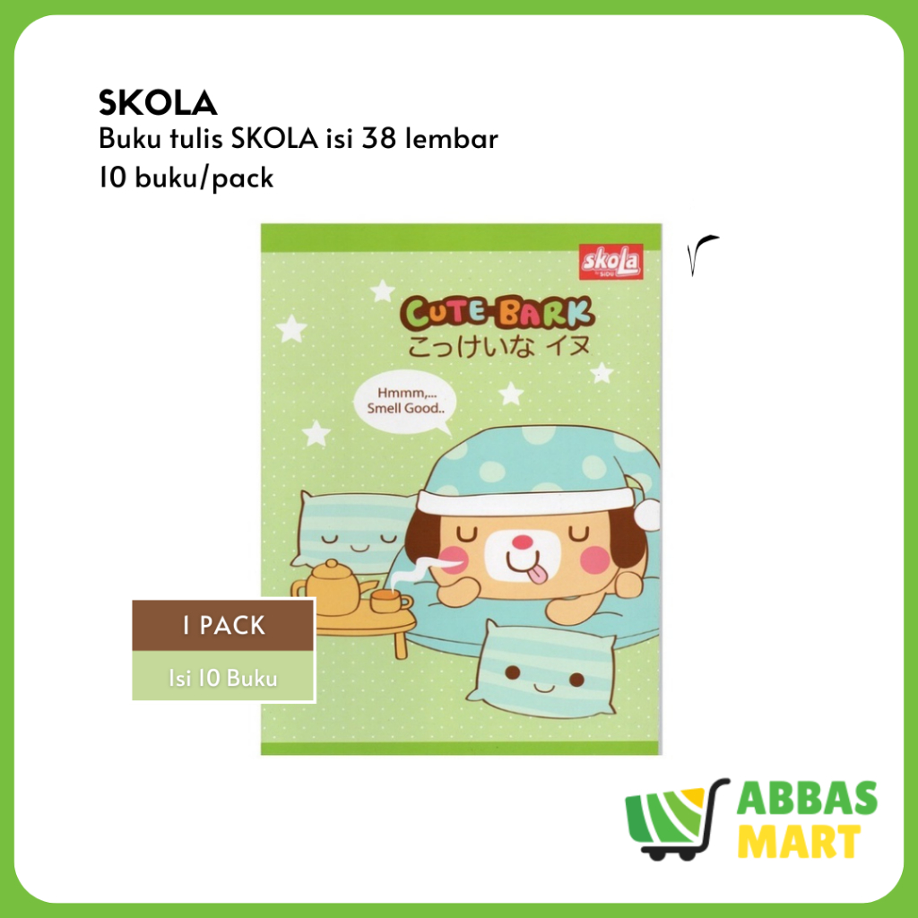 

SKOLA - Buku Tulis Skola by SIDU 38 Lembar Isi 10 Buku - 1 PAK