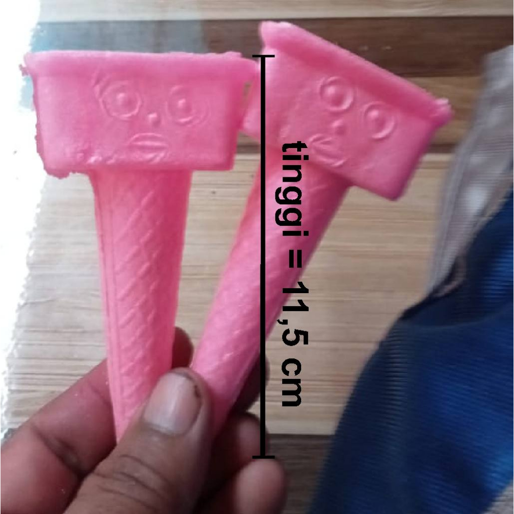 Mesin Cetak Cone Es Krim, Cuncum, kerupuk, corong es krim bentuk Sponge Bob Kondisi Second 85% Bagus