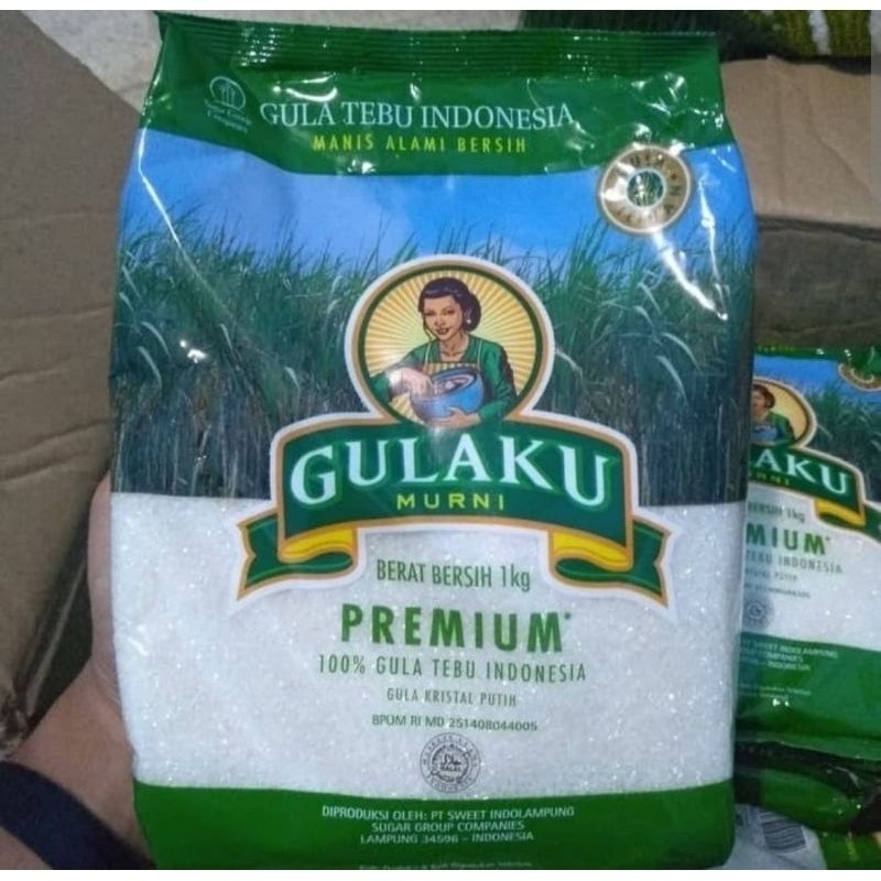 

Gulaku Gula Pasir Premium 1 Kg (Random Hijau/Kuning)