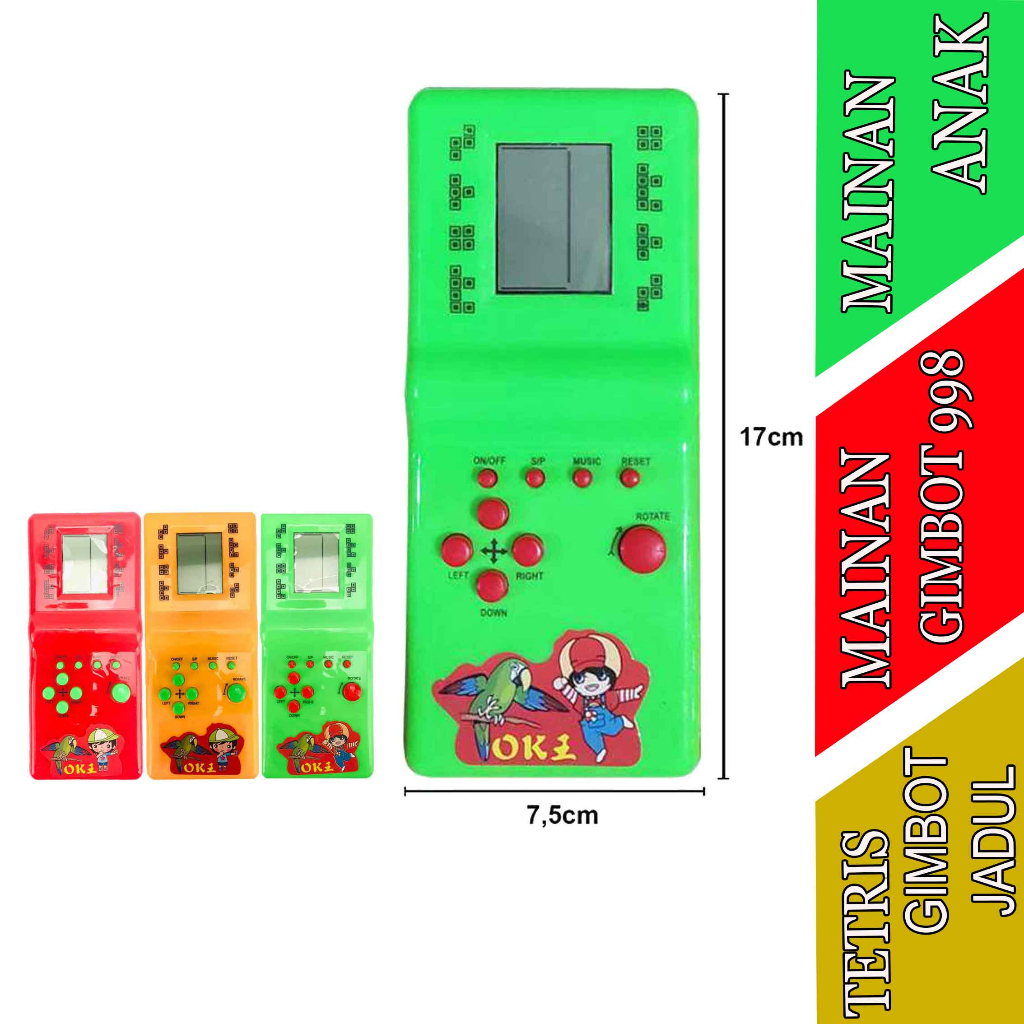 Tetris Game - Mainan Anak - Mainan Gimbot - Gimbot 998