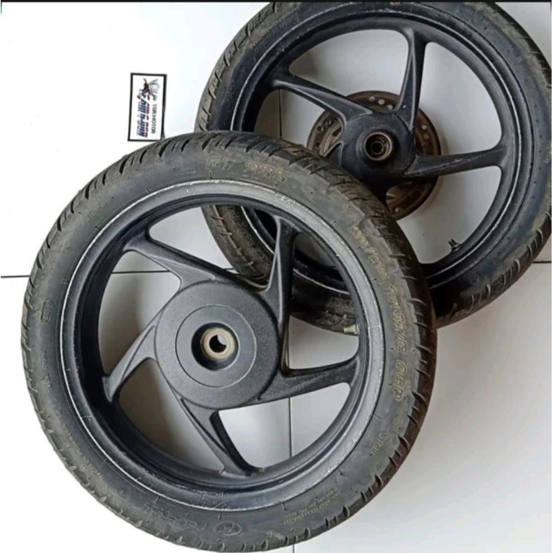 velg velk roda depan belakang original honda beat scoopy vario spacy karbu fi old bekas