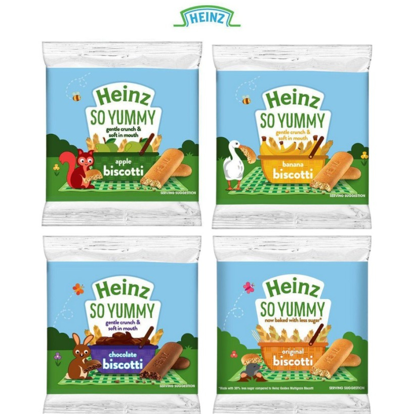 Heinz Biscotti Biskuit 60Gr Makanan Snack Bayi