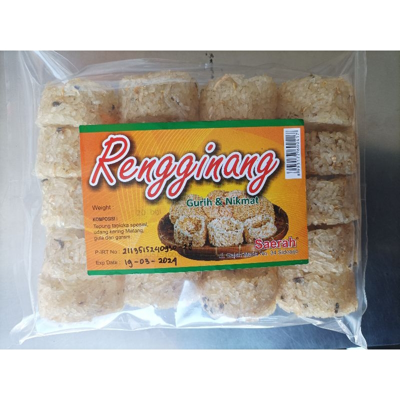 

Rengginang Lorjuk Mentah Ny Siok / Saerah ( isi 20 pcs)