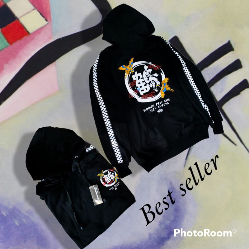 HOODIE MOTIF SAMURAI JEPANG BULAT | HOODIE MOTIF JEPANG