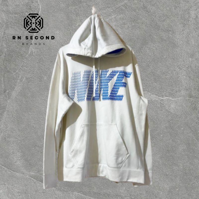 Hoodie Nike (white blue)