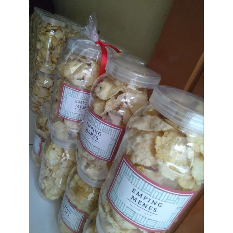 

Chips [Packaging Toples 2L] Emping Menes Siap Santap