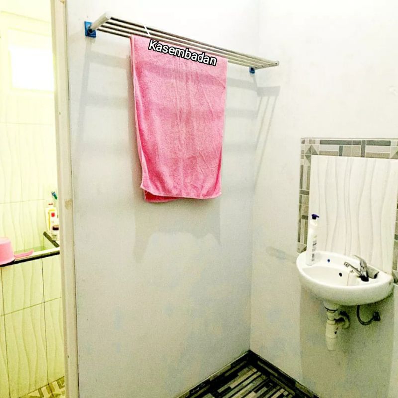 Gantungan handuk dinding jemuran kamar mandi gantungan handuk tempel
