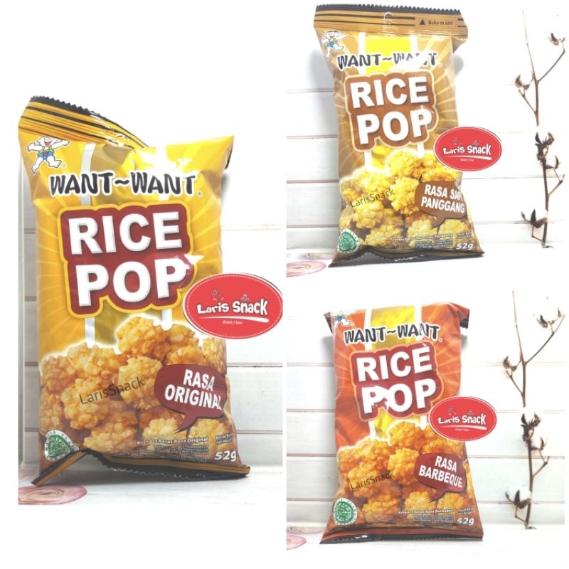 

Want Want Rice Pop All Varian 52grm