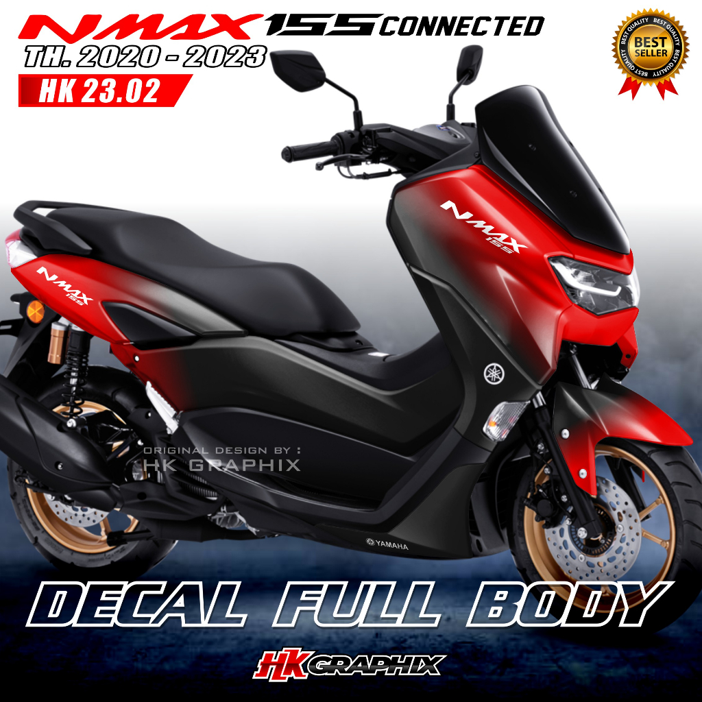 Decal Sticker NMAX New Full Body 2020 2021 2022 2023 2024 Nmax Connected Gradasi Polos HK 23.02