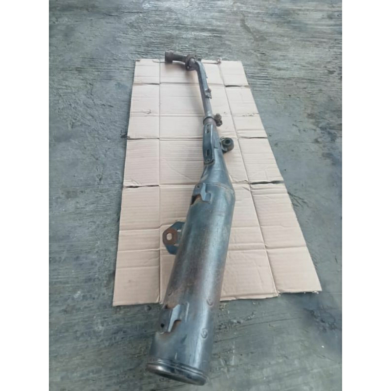 Kenalpot standar Yamaha Vega ZR original copotan (minus tutup knalpot)