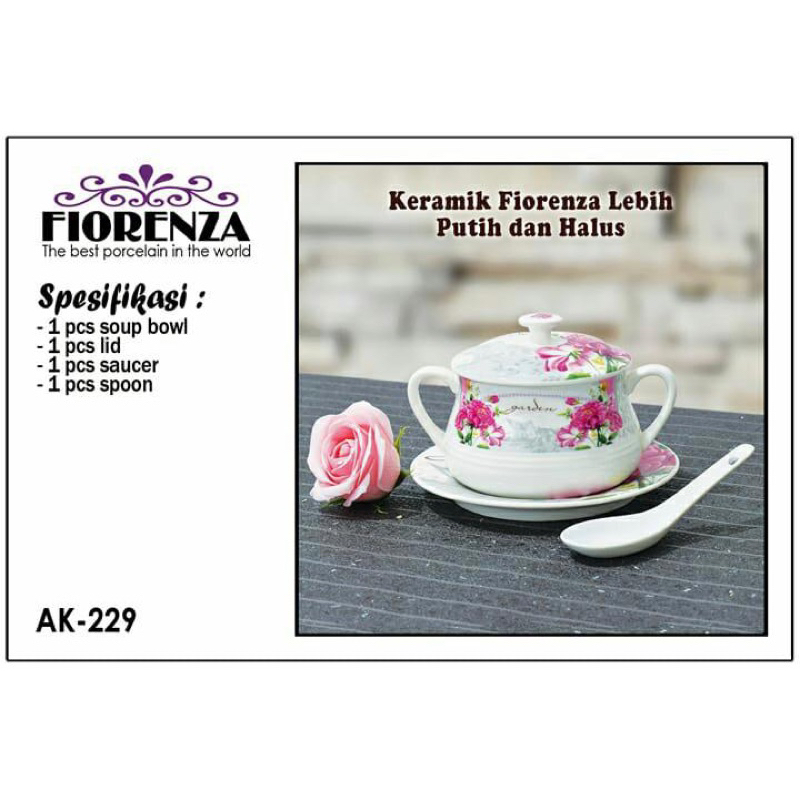 Soup Bowl/Mangkok Sop Fiorenza AK-229