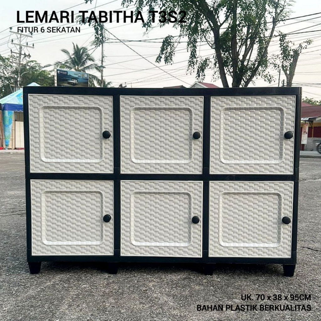 Lemari Tabitha loker lemari pakaian lemari viral lemari putih lemari pink lemari hijau lemari biru l