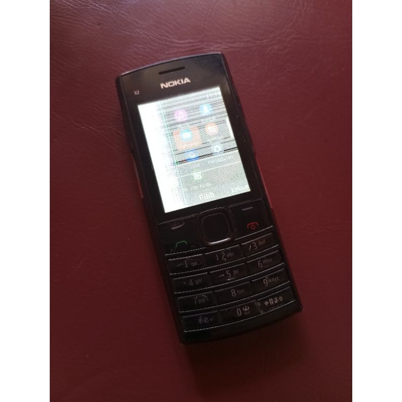hp jadul nokia X2-02 oryginal radio dual sim on
