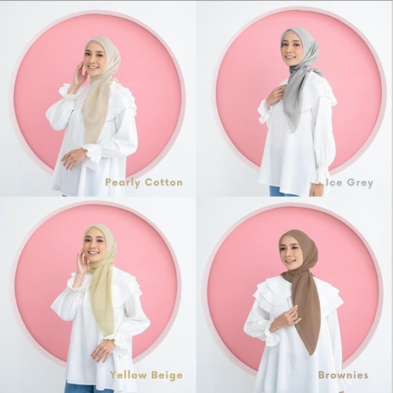 Paris Scarf YELLOW BEIGE Iskanti