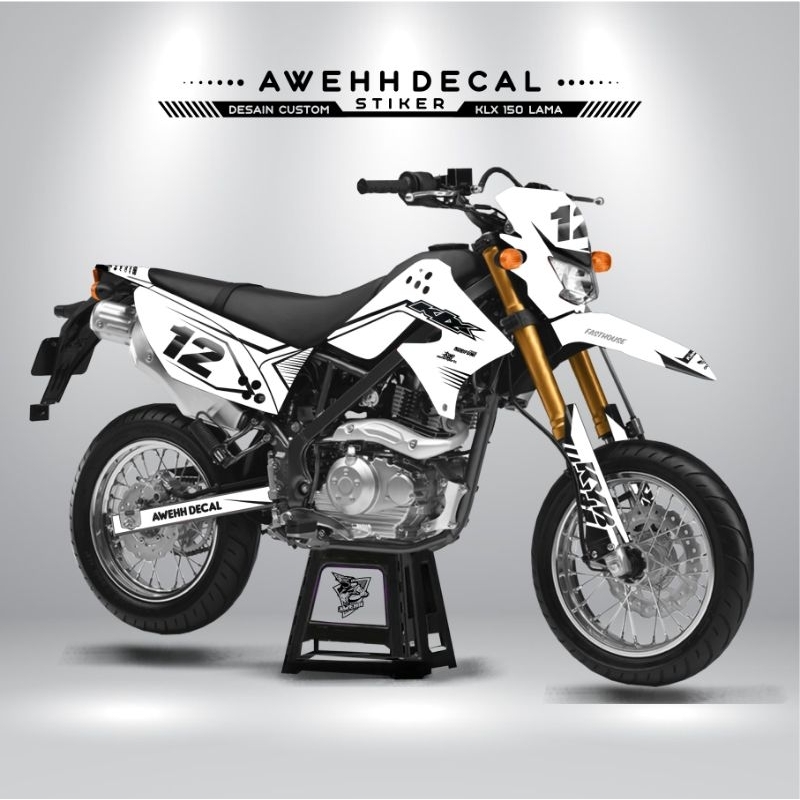 DECAL STIKER KLX 150 LAMA DESAIN BEBAS SUKA SUKA
