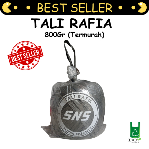 

Tali Rafia Hitam Merk SNS Tebal 800gr