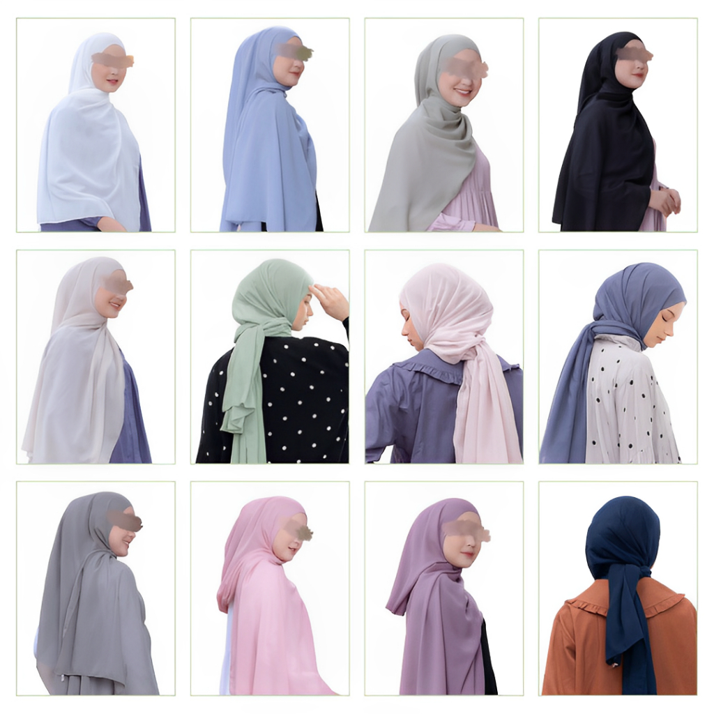 Luma Dawa Adrina Pashmina / PILIH WARNA (Pashmina voal miracle / voal arabian)