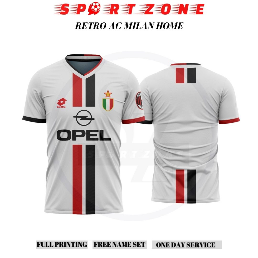 Jersey baju bola Retro Westham premium