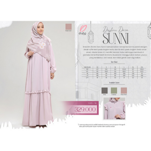 DISKON-Rabbani - Dresslim Dara Sunni / Gamis Dresslim Rabbani Terbaru