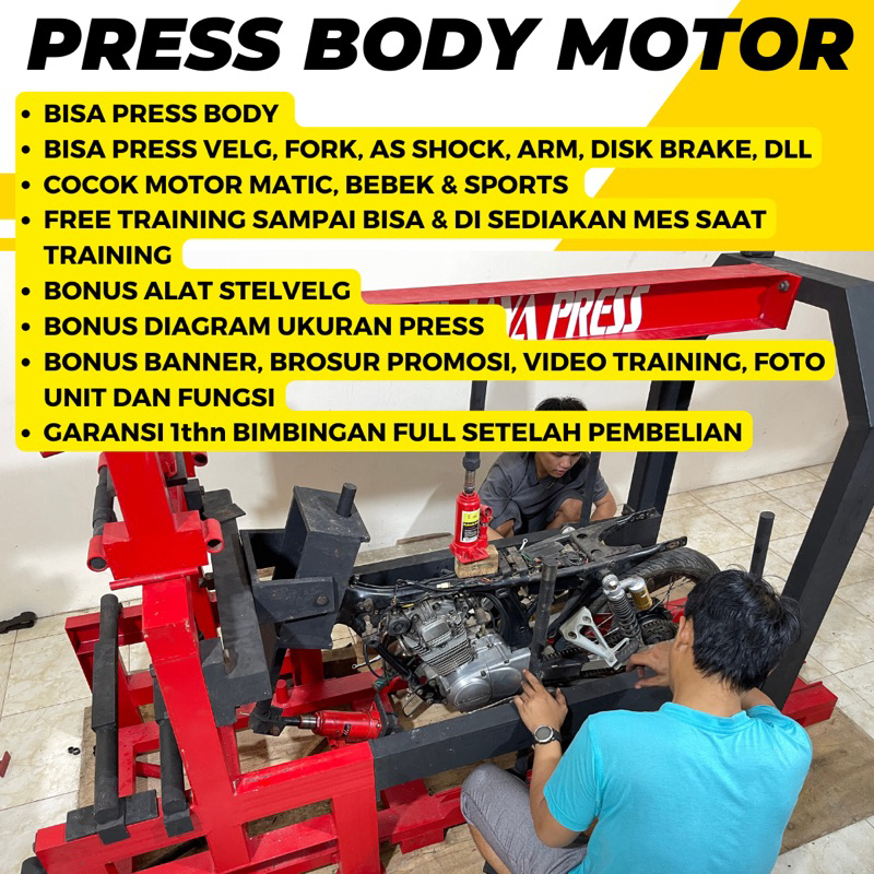 Alat Press Sepeda Motor Press Body Press Chassis Velg Press Fork