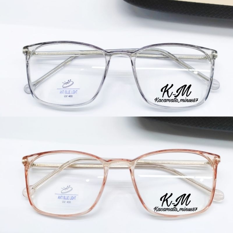 PAKET FRAME+LENSA | Kacamata Photocromic / Antiradiasi | F 8252