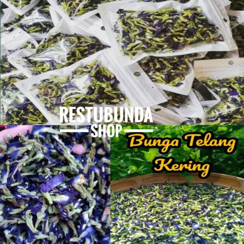 

Bunga Telang Super (kering) / Butterfly pea 250gr / 100gr /50gr