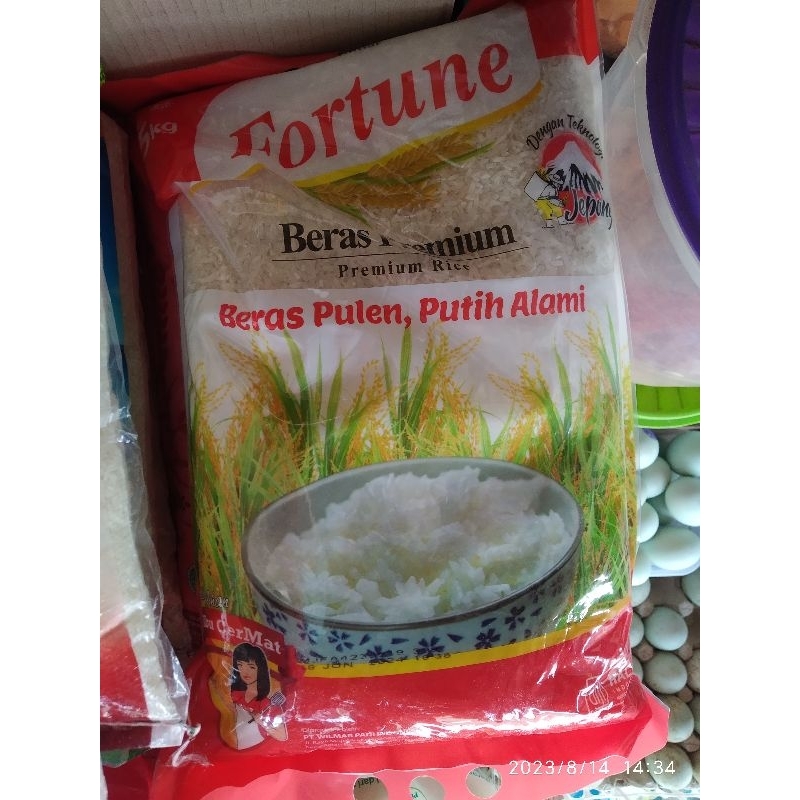 

beras FORTUNE 5 kg pulen