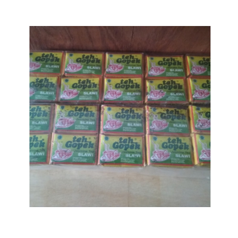 

Teh Gopek Super Premium Slawi 1 Slop 50 pcs