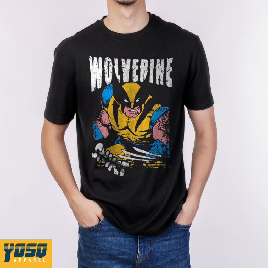 Kaos Marvel Wolverine || Vintage