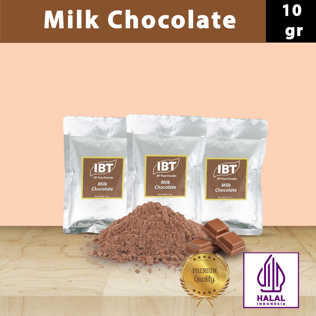 

Pure Milk Chocolate Powder Impor Taiwan Bubuk Essence Coklat Murni Kualitas Bagus Sachet