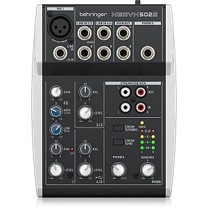 Mixer Behringer Xenyx 502S / Xenyx 502 S Original 5 Input Analog Mixer