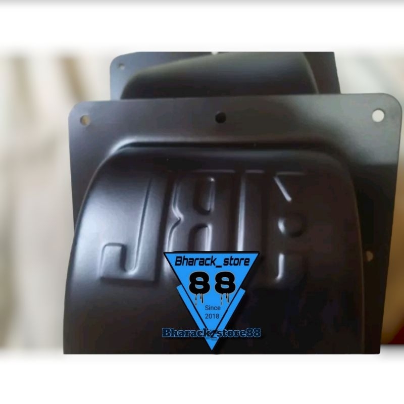 Handel box speaker plat besi Hitam model jbl