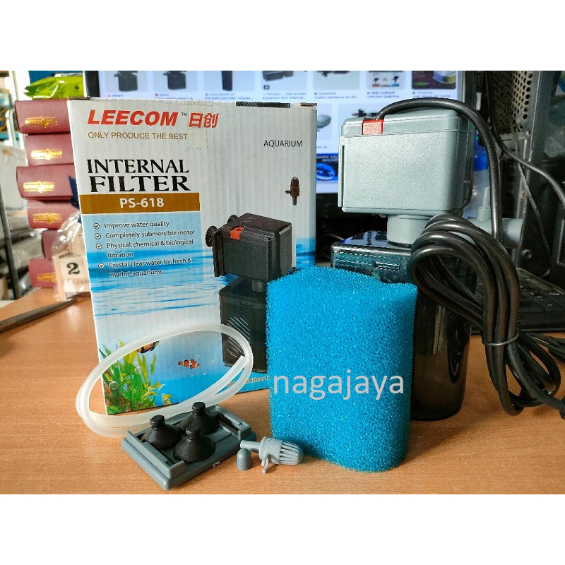 Pompa internal Premium Filter Aqurium Leecom ps 618 Asli