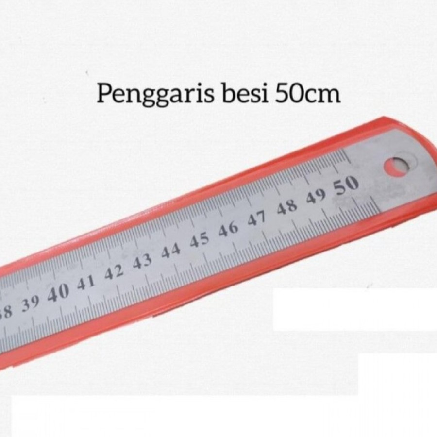 

penggaris besi / garisan besi / Penggaris Stainless Steel 50cm
