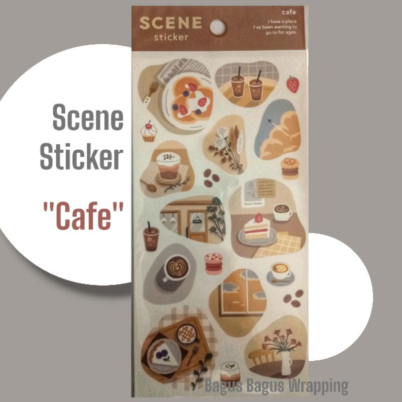 

SCENE STICKER VINTAGE RETRO STICKERS SCRAPBOOKS