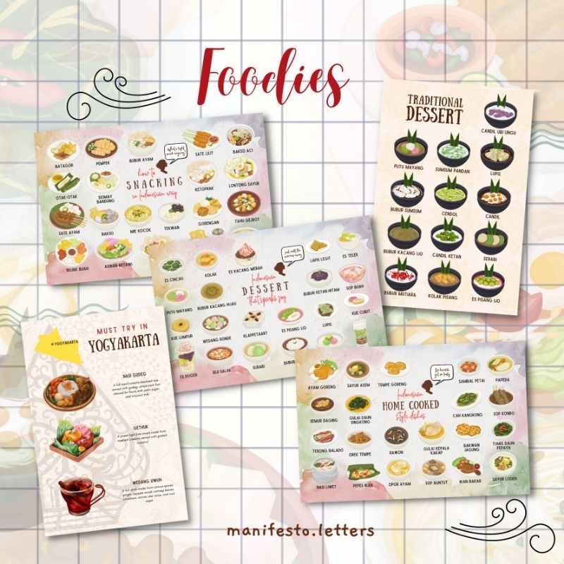 

Postcard Foodies | Kartu Pos Wisata Kuliner | Snacking | Home Cooked