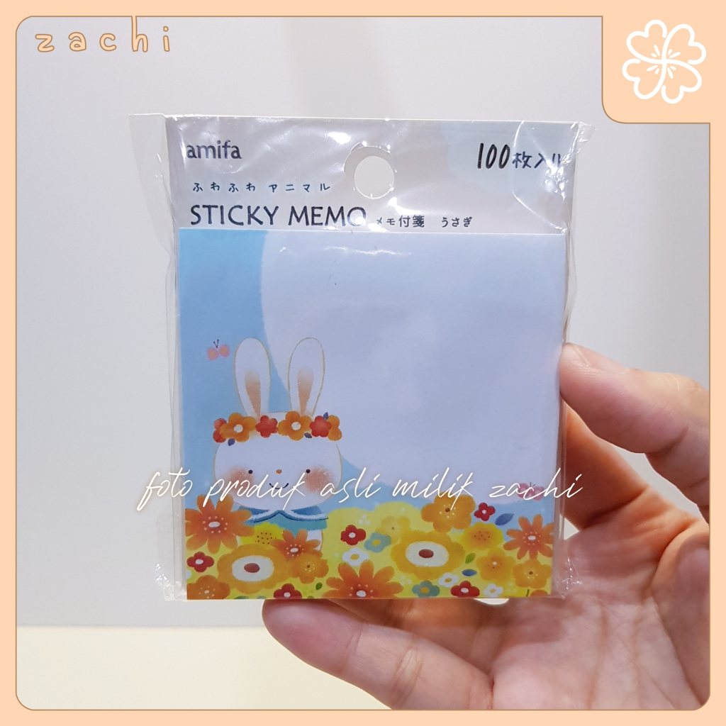 

BLUE RABBIT STICKY MEMO | STICKY NOTE JEPANG | JAPAN HANDCARRY