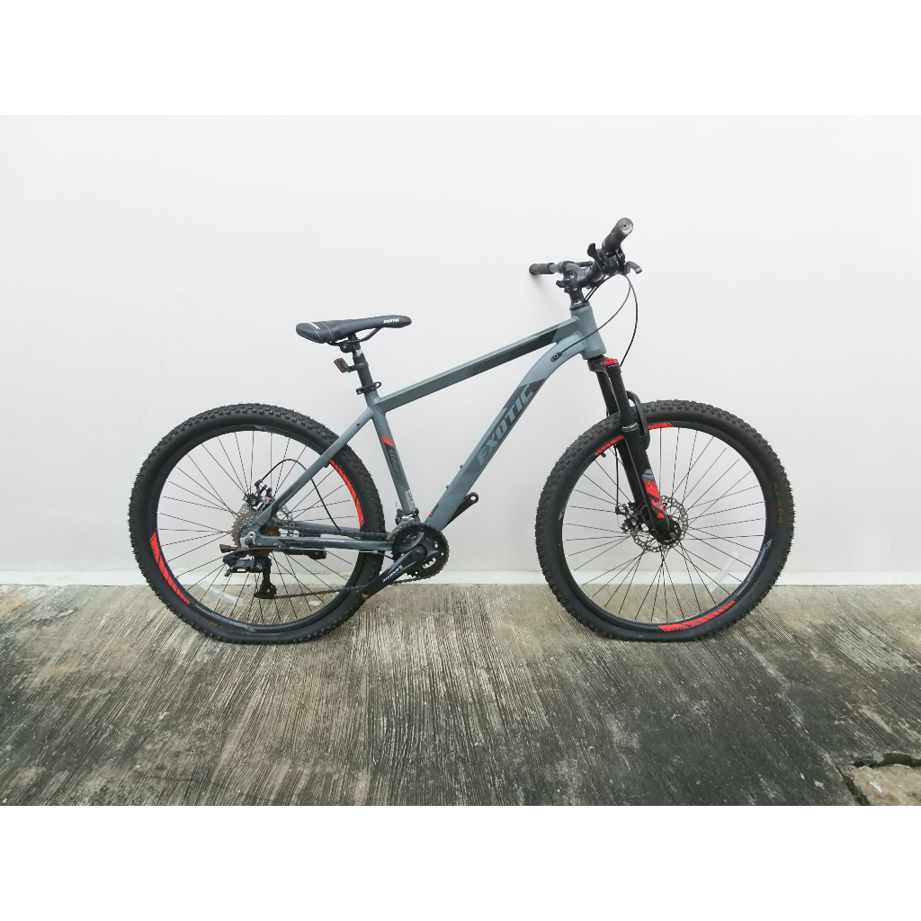 Exotic Sepeda Gunung 26 Inch ET-2612 Lead gray Alloy