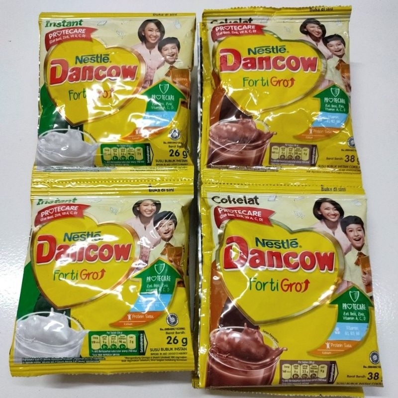 

Dancow Fortigro Putih Coklat 38 gr