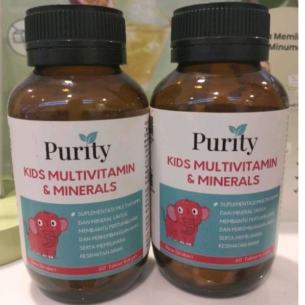 purity multivitamin mineral kids /multivitamin anak, vitamin anak