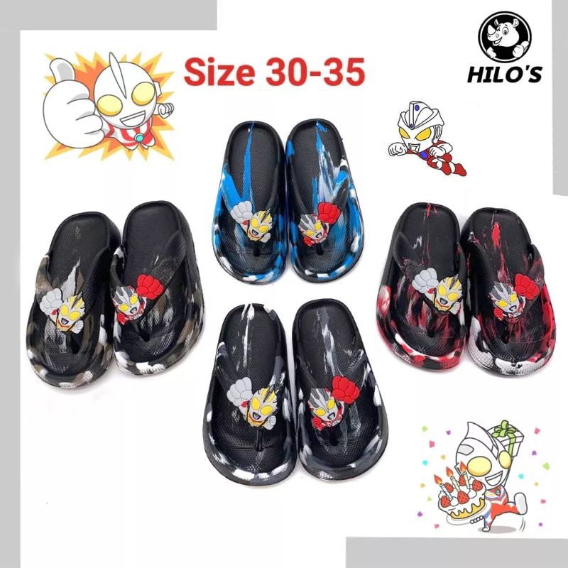 Sandal Jelly Jepit Anak Cowok Motif Abstrak Karakter Ultraman Sandal Viral Model Terbaru Sandal Jepi
