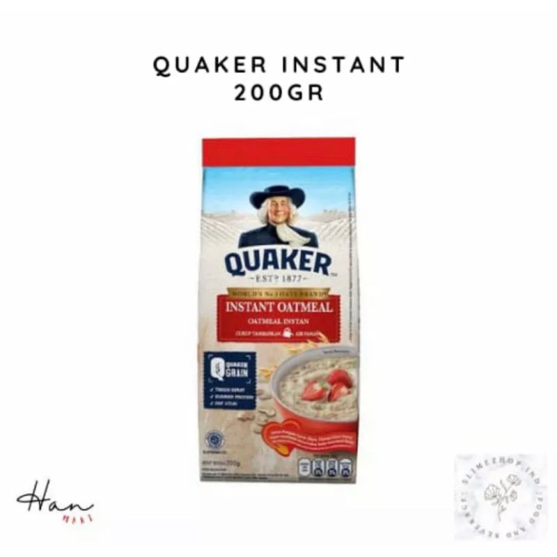 

Quaker Instan Oat Meal 200gr