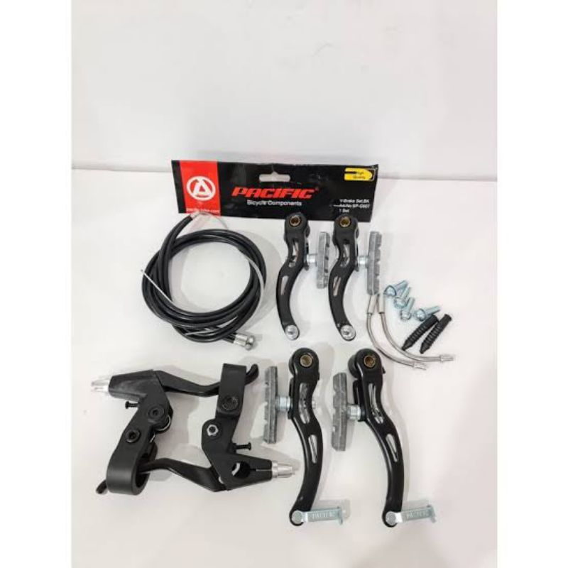 Rem V break sepeda/rem komplit sepeda/rem sepeda lipat dan mtb