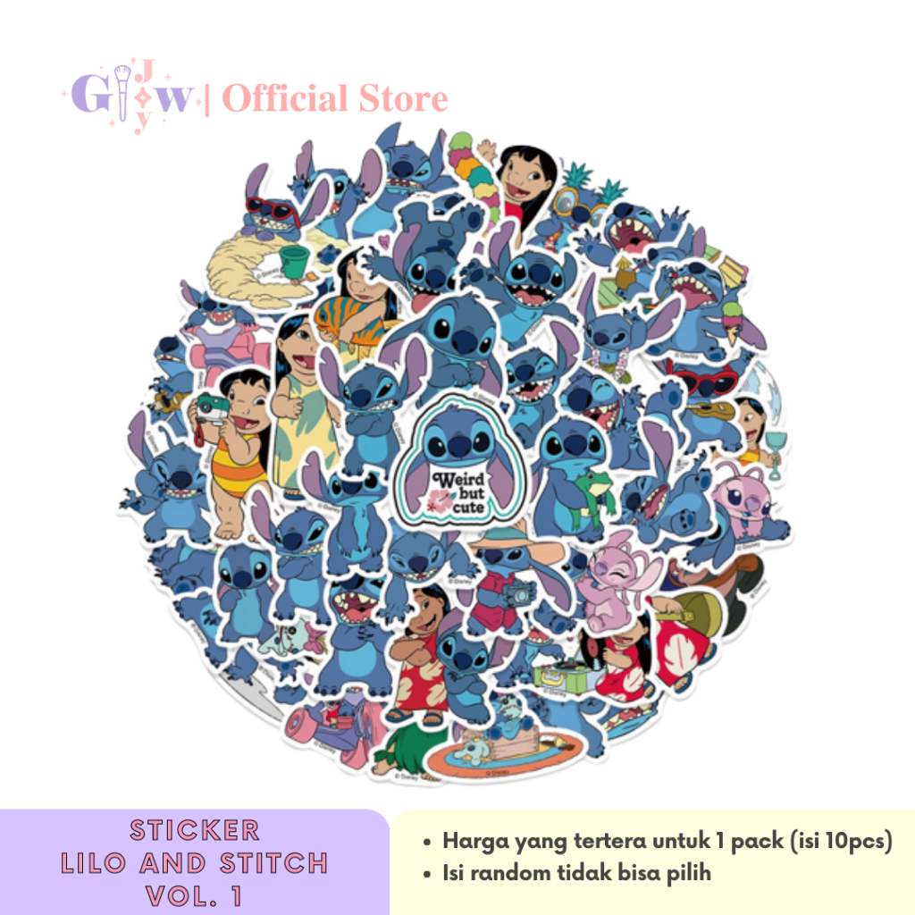 

A6051 STICKER 10PCS (LILO AND STITCH VOL. 2) anti air notebook scrapbook label tempel motif kartun superhero super hero unik lucu atk alat tulis murah kartun komputer leptop handphone hp smartphone koper laptop tembok kulkas disney anjing kucing biru