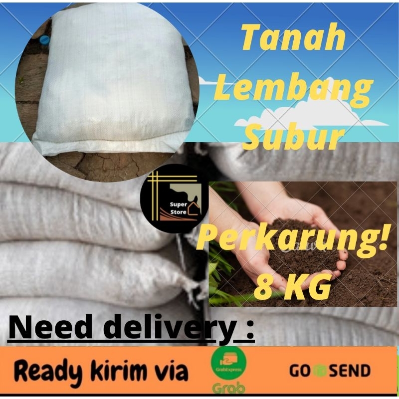 Tanah Lembang Asli Bandung Media Tanaman Khusus Gosend / Grab