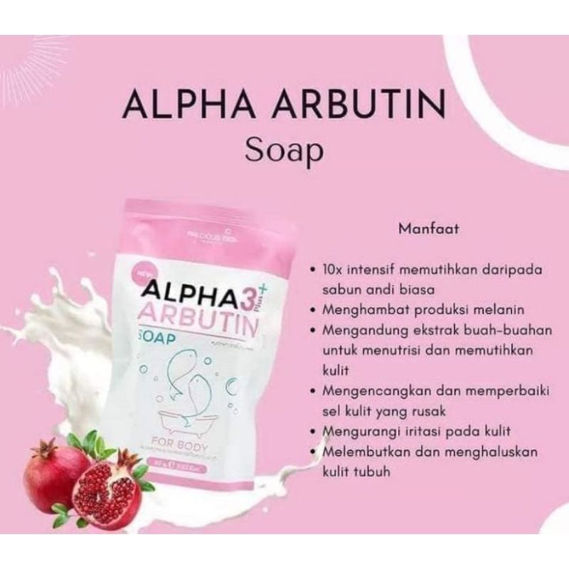 ALPHA ARBUTIN SOAP(Sabun alpha arbutin)