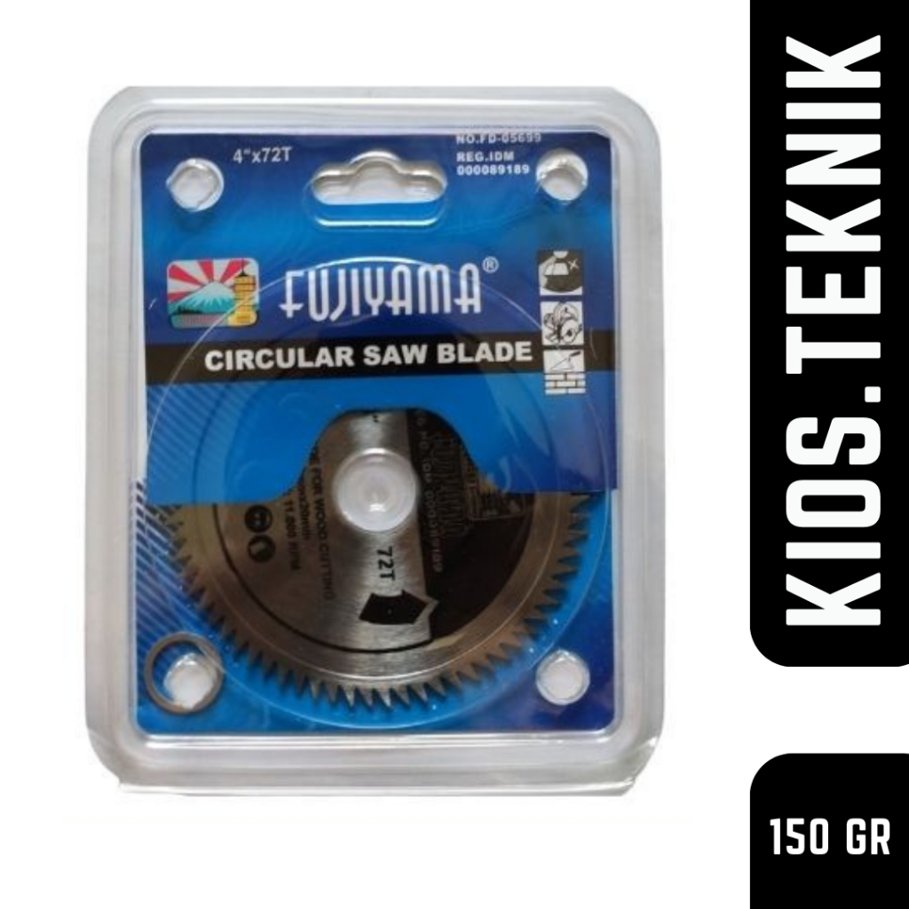 Mata Gergaji Pisau Potong Kayu 4x72T / Circular Saw Blade Fujiyama Pisau Circular Pisau Sirkel