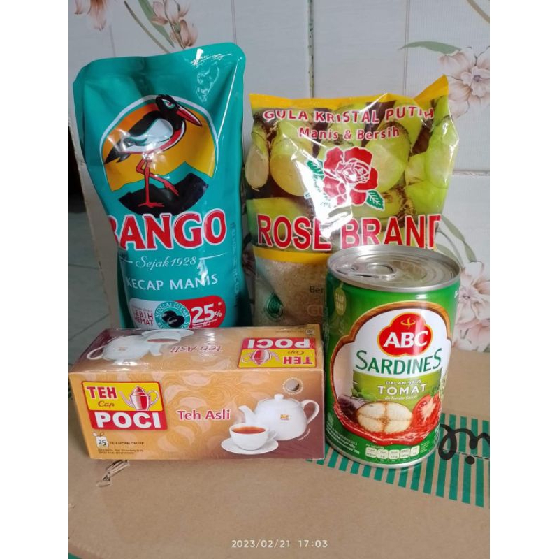 

PAKET HEMAT GULA KECAP TEH SARDEN